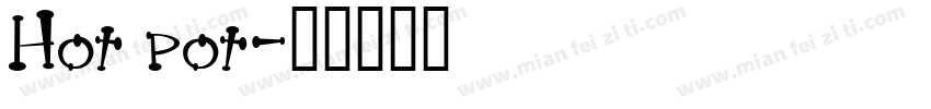 Hot pot字体转换